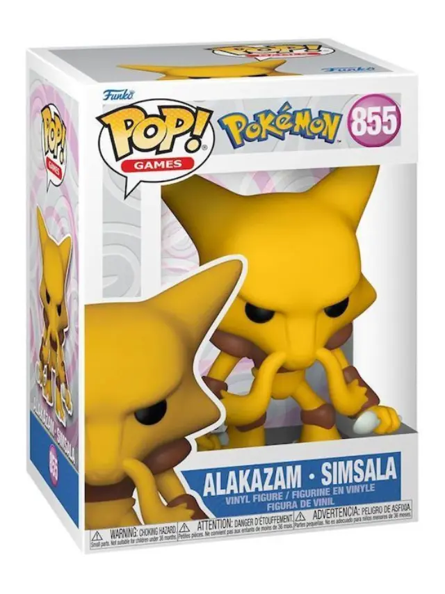 Funko POP! Games: Pokemon - Alakazam #855 Vinyl Figure 2