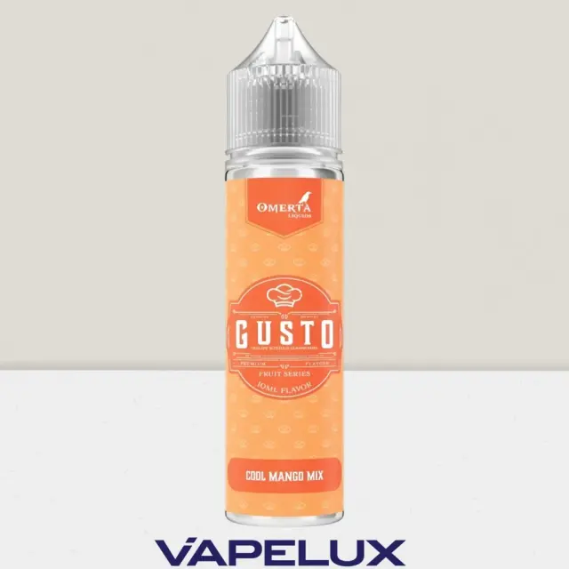 Gusto by Omerta Flavor Shots Cool Mango Mix 10ml to 60ml 2