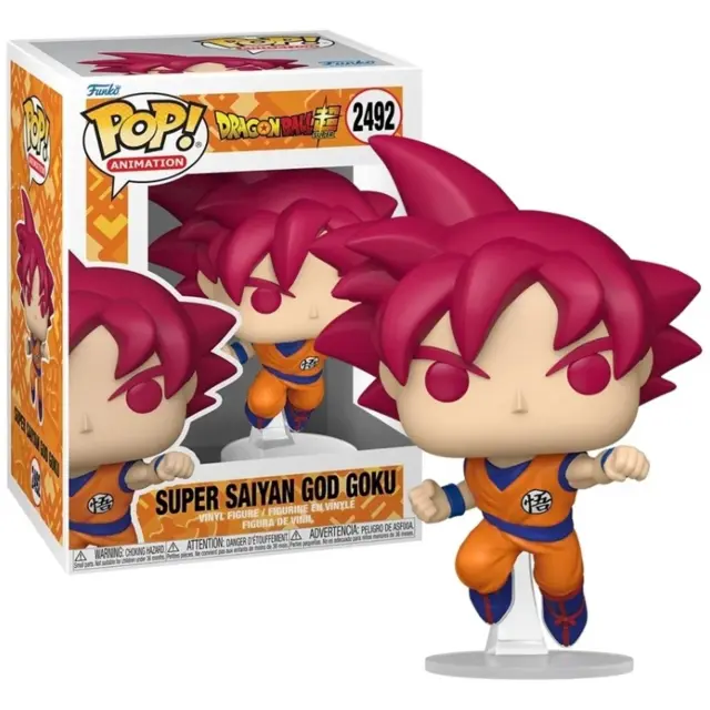 Φιγούρα Funko Pop! Animation: Dragon Ball Z Super - Super Saiyan God Goku #2492 Vinyl Figure