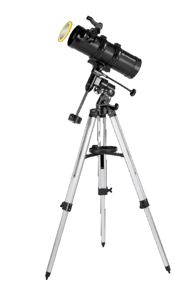 Κατοπτρικό Τηλεσκόπιο Bresser Pluto 114/500 EQ3 με Αντάπτορα Smartphone & Ηλιακό Φίλτρο