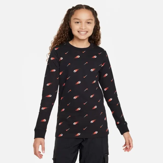 Nike Sportswear ΠΑΙΔΙΚΗ ΜΠΛΟΥΖΑ (FD3977-010) - Μαύρο - XL 13-15 ετών