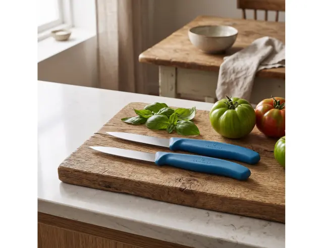 Σετ Μαχαίρια Γενικής Χρήσης Victorinox Swiss Classic με μήκος λεπίδας 8cm - Blue - 2 τεμάχια6.7602.2C1