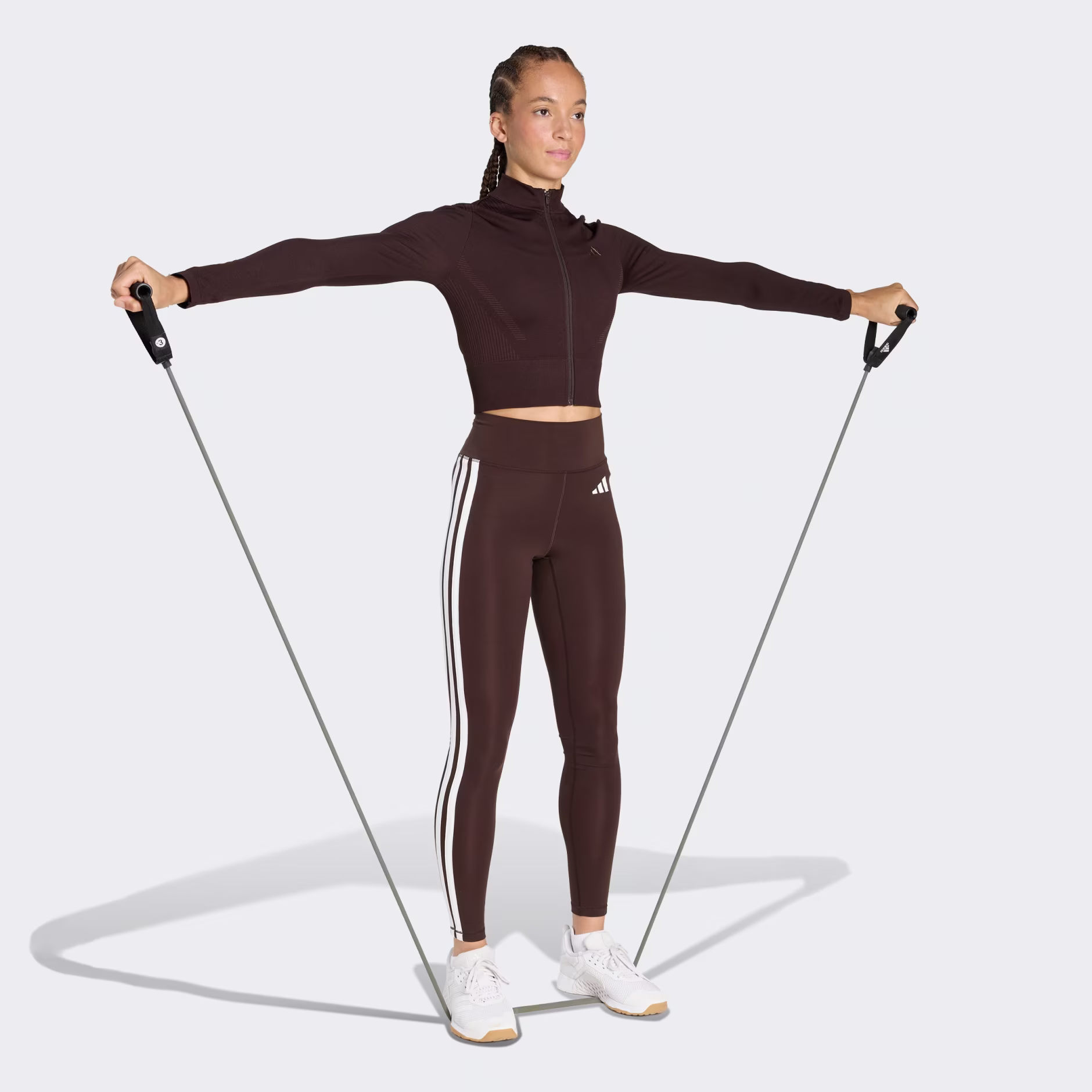 Adidas Workout Ess Full-Zip Knit Jacket KE5821 - L 3