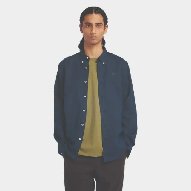 Timberland - Ανδρικό Πουκάμισο Lovell Lake Shirt TB0A2DR9-433 Μπλε Σκούρο - S