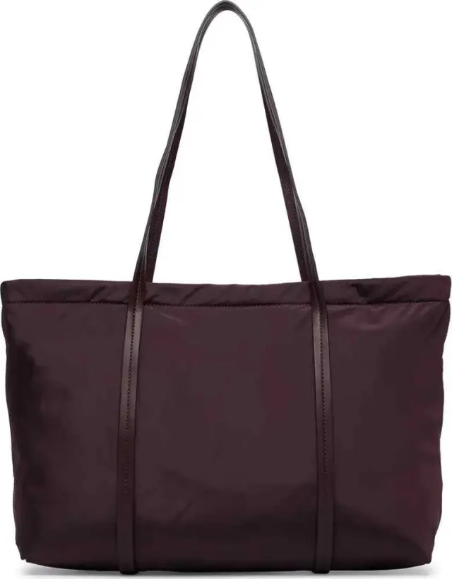 Calvin Klein Γυναικεία Μεσαία Τσάντα Medium Nylon Tote Μπορντό 2