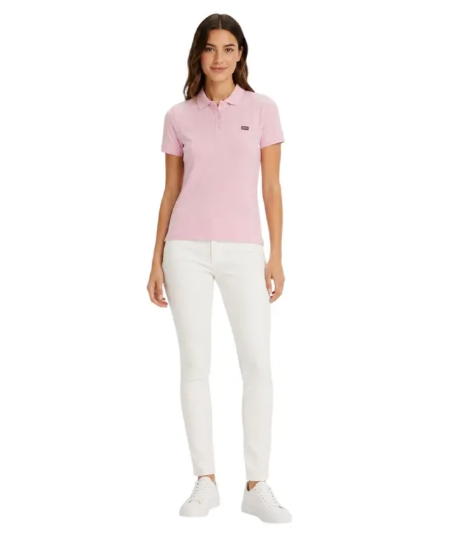 Norway Nautical School - Γυναικείο Μπλουζάκι Polo 858710-PINK Ροζ 3
