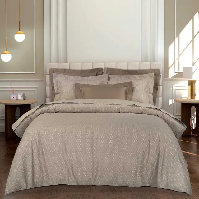 Ζεύγος Μαξιλαροθήκες 50x70+5 Greenwich Polo Club Loft 2392 Taupe 100% βαμβακερό 2