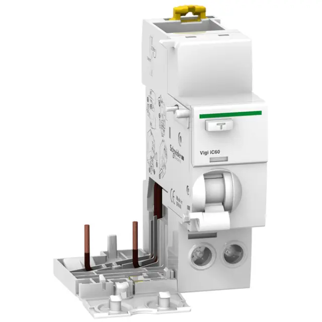 Earth leakage add-on block Acti9 Vigi iC60 2P 25A 30mA type A 230V