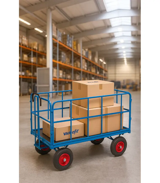 Variofit zu-45122 Τρόλεϊ Μεταφοράς Βαρέως Τύπου 4 Πλευρών για Φορτίο Βάρους ως 700kg 3