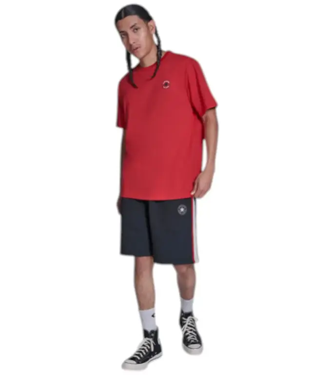 Converse - Ανδρικό T‑shirt Chuck Print Tee Standar Fit CVM5T565-610 Κόκκινο - XL 3