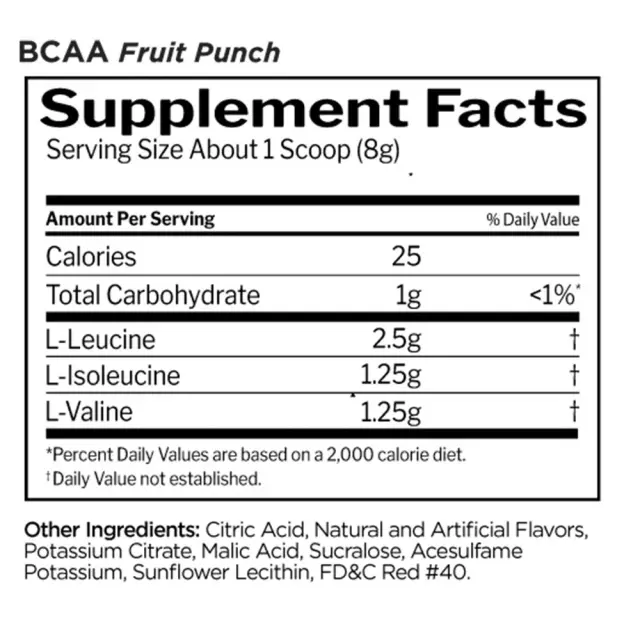 Rule1 BCAAs Fruit Punch, 480 g 2