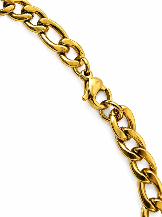 Ghetto Gold Chain Necklace 50cm 2