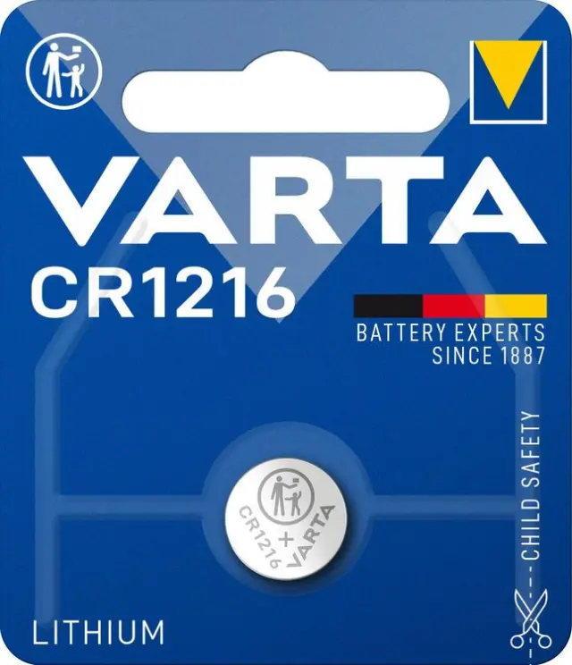 Varta Κουμπί Λιθίου CR1216 (1τμχ) 01.005.0004