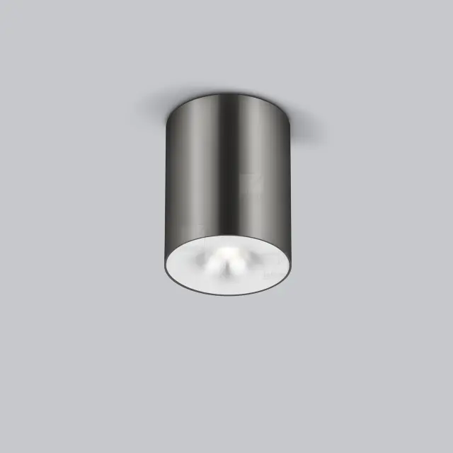 NIO Ceiling Luminaire LED Ανοδιωμένο Titanium Grey & Ματ Λευκό 16.5W IP20 Άσπρο Σκούρο Γκρί Τιτάνιο