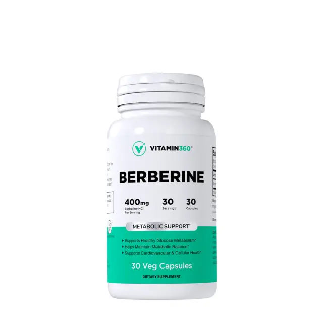 Vitamin360 Berberine 30 Veg Capsules