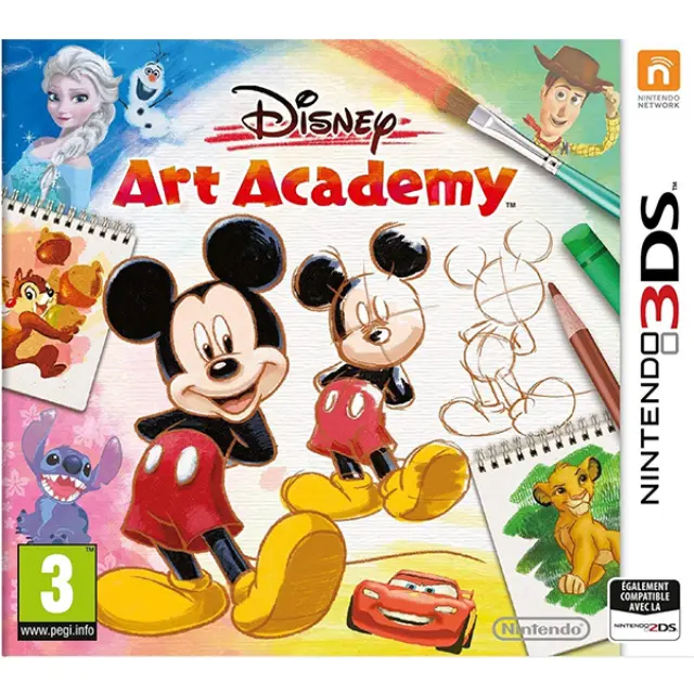 Disney Art Academy (Nintendo 3DS) USED