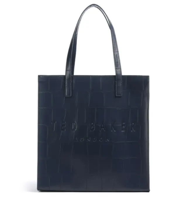 Γυναικεία Τσάντα Ώμου Ted Baker Croccon Croc Large 281631 Navy Μπλε - One Size