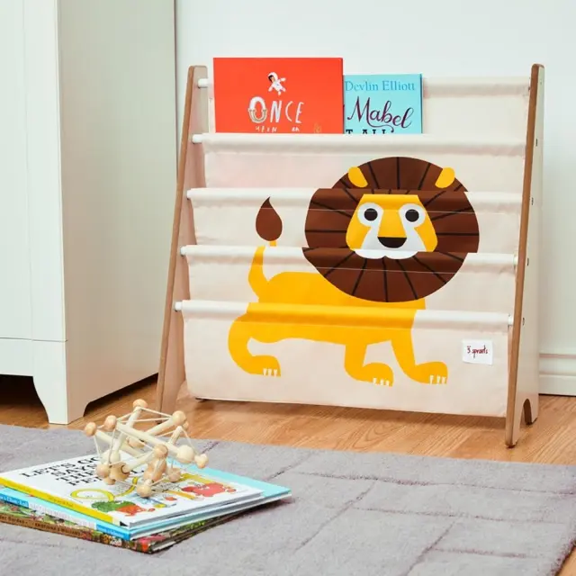 3 Sprouts θήκες για βιβλία Lion Yellow - 0812895000580 - 0317-IRKLIO 2