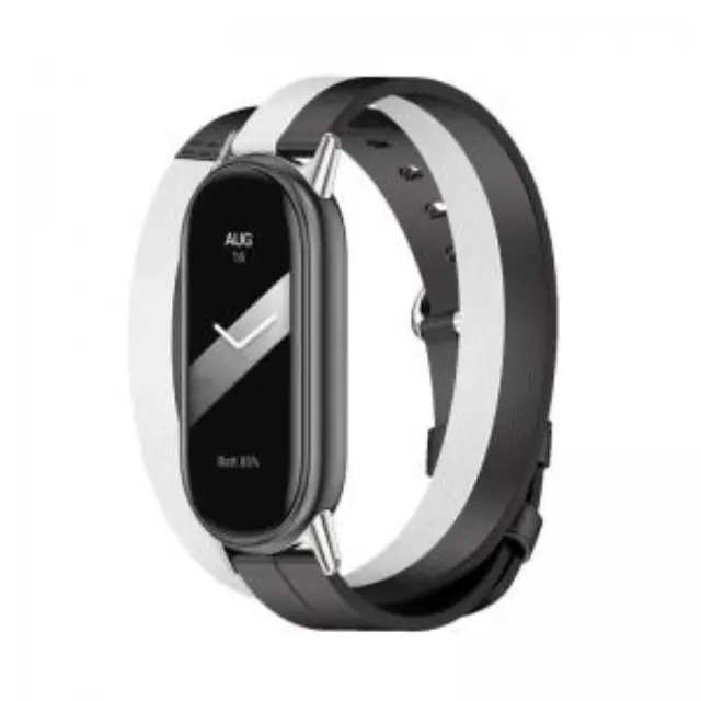 Xiaomi Smart Band 8 Double Wrap Strap Black and White (BHR7311GL) (XIABHR7311GL) 2