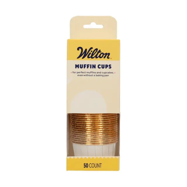 Κύπελλα για Μάφιν Wilton - Λευκά - 50τμχ.