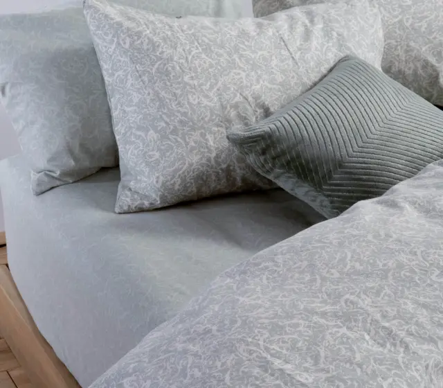 ΣΕΤ ΣΕΝΤΟΝΙΑ ΦΑΝΕΛΕΝΙΑ KING SIZE SORIAL 270X260 NEF-NEF HOMEWARE MINT 2