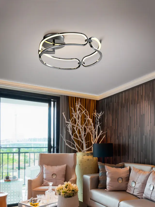 COLETTE LED CEILING LAMP Ø47 CHROME φωτιστικό οροφής Χρώμιο