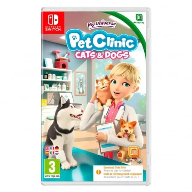 MY UNIVERSE: PET CLINIC CATS AND DOGS (Code in a Box) - Nintendo Switch
