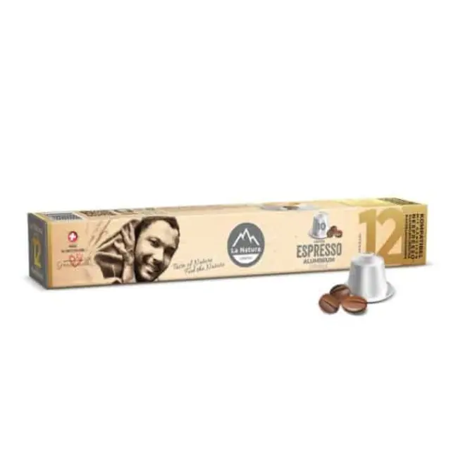 La Natura Lifestyle Espresso Aluminium 10 τμχ | Nespresso