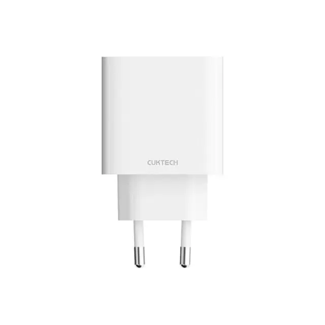Cuktech Φορτιστής A19 30W USB-A / USB-C White