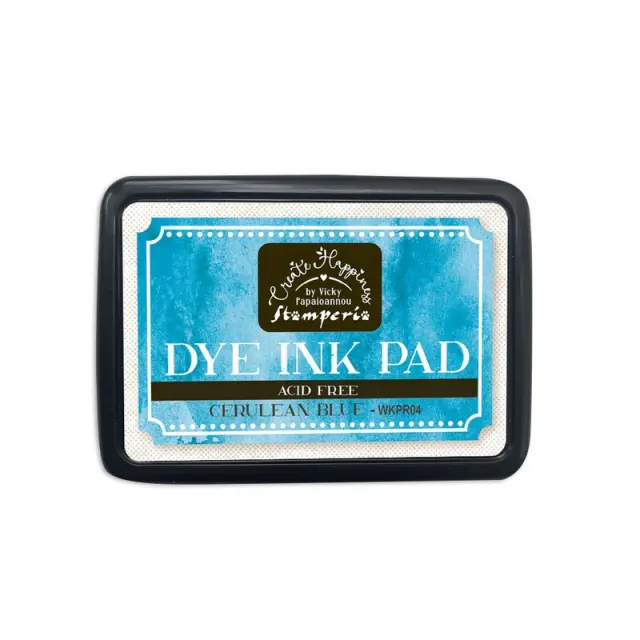 Μελάνι σε ταμπόν για σφραγίδες Dye Ink Pad, Stamperia, Cerulean Blue