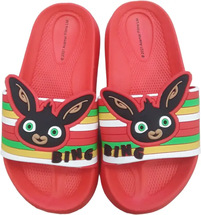 Παιδικά Παντοφλάκια Slippers Face Bing Red 0150014 - 29-30