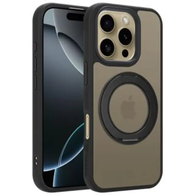Tactical MagForce Hyperstand Cover for Apple iPhone 16 Pro Asphalt