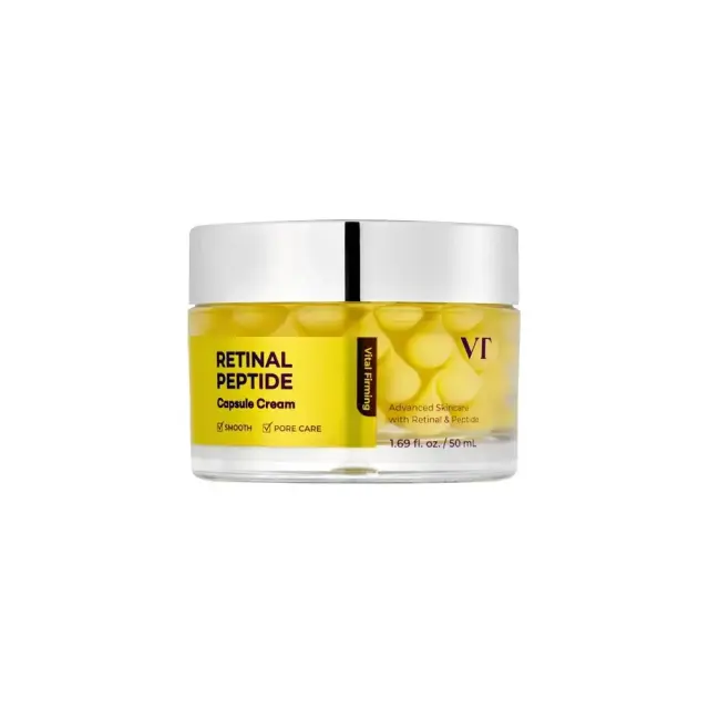 VT Cosmetics Retinal Peptide Capsule Cream Αντιγηραντική Κρέμα με Ρετινάλη, 50ml