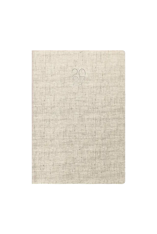 Ημερήσιο Ημερολόγιο 2027 Kare Μπεζ 17x24cm / 72134c (Linardatos Publishers)