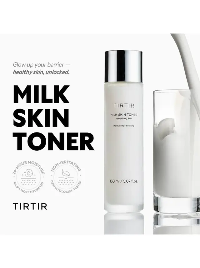 Tirtir Milk Skin Toner Lotion Τόνωσης για Ευαίσθητες Επιδερμίδες, 50ml 3