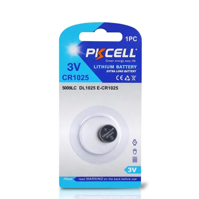Pkcell Κουμπί Λιθίου CR1025-1B (1τμχ) 01.005.0113
