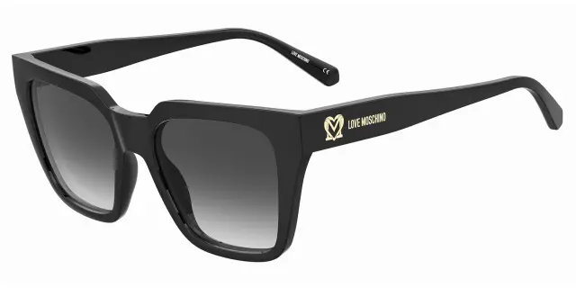 Moschino Γυναικεία Γυαλιά Ηλίου με Μαύρο Κοκκάλινο Σκελετό και Μαύρο Ντεγκραντέ Φακό MOL065/S 807/9O