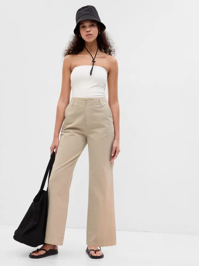 The Loose Khaki Washwell Παντελόνι moonstone tan - 6