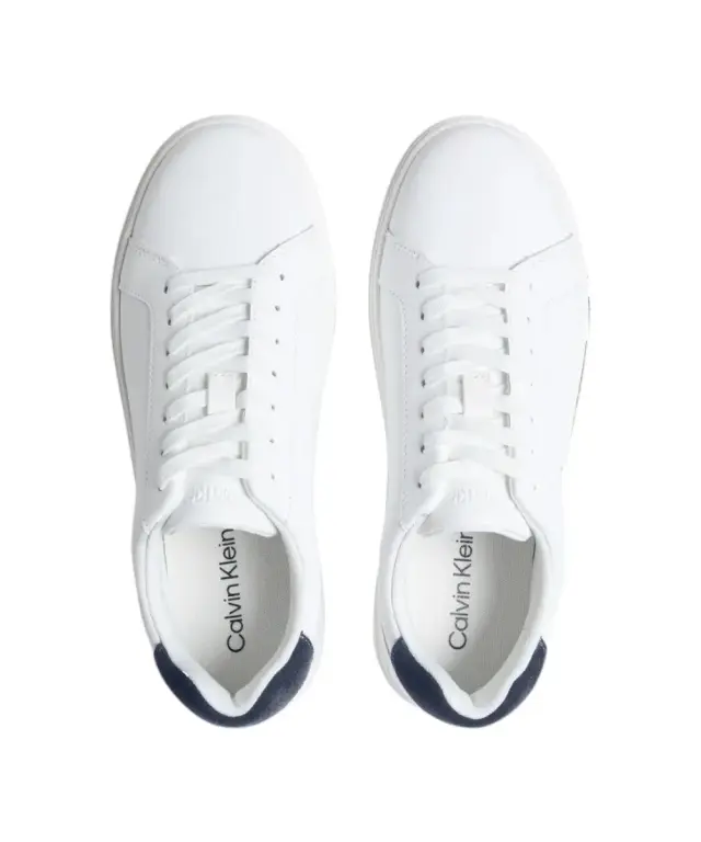 Calvin Klein - Ανδρικά Sneakers Ck Classic Cupsole Laceup Lth YM0YM01435-02Y Λευκό 3