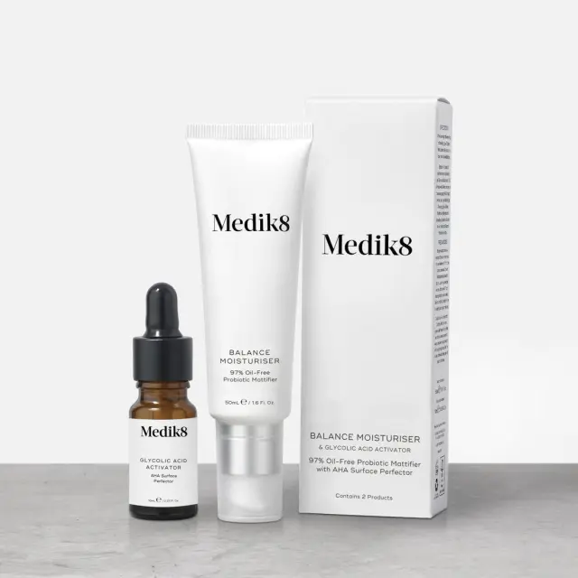 Medik8 Balance Moisturiser™ 50ml + Glycolic Acid Activator™ 10ml 2