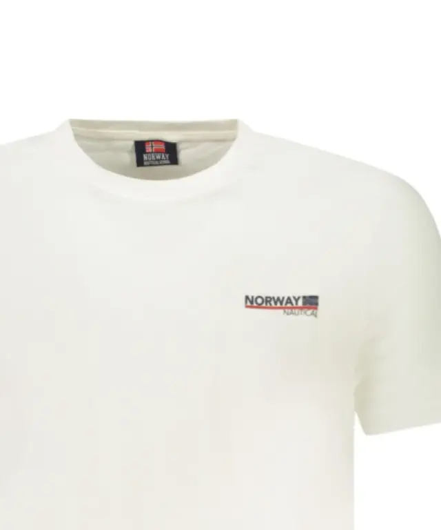 Norway Nautical School - Ανδρικό T-shirt Κοντομάνικο 856030-WHITE Λευκό 3