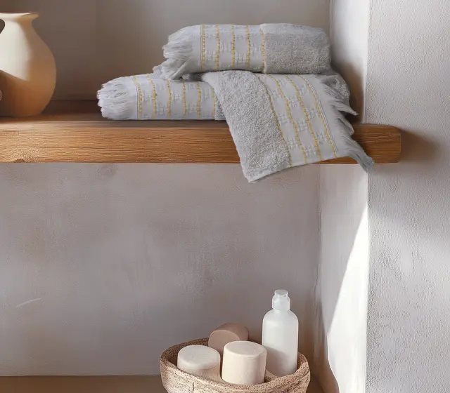 ΠΕΤΣΕΤΑ ΣΩΜΑΤΟΣ QUANTRO 70X140 NEF-NEF HOMEWARE GREY