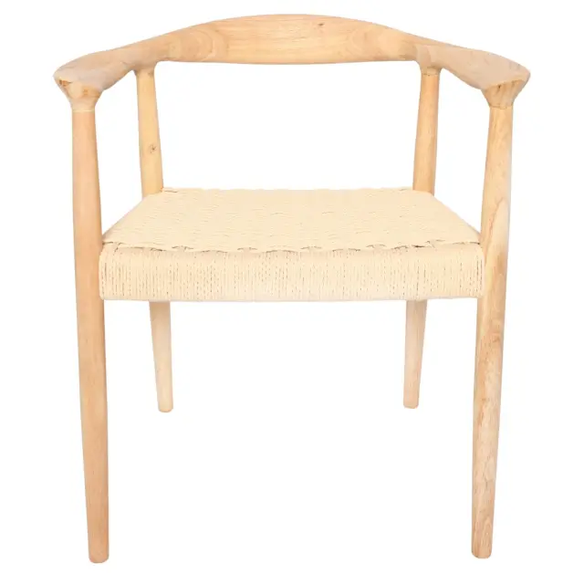 Πολυθρόνα Natu Unihome Φυσικό Ξύλου 57x56x82εκ