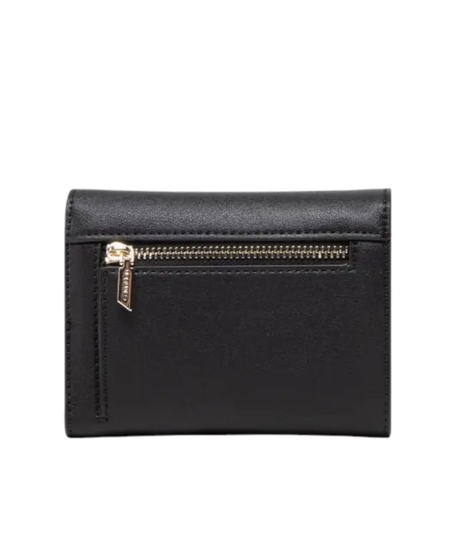 Calvin Klein - Γυναικείο Πορτοφόλι Μεσαίο Re-Lock Trifold Md K60K608994-BEH Μαύρο 3
