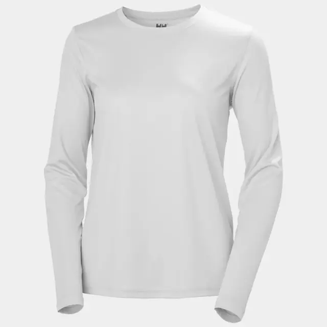 Helly Hansen Γυναικείο HH Tech Crew Long Sleeve 2.0 Grey Fog - L