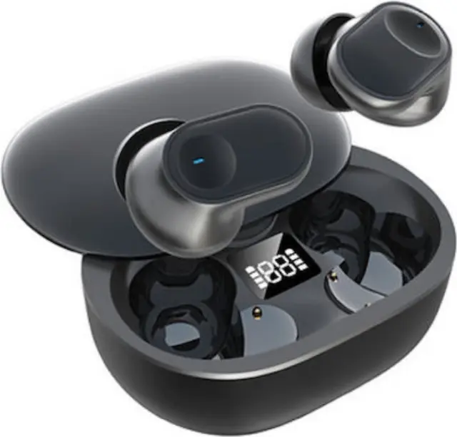 Veger M13 In-ear Bluetooth Handsfree Ακουστικά με Αντοχή στον Ιδρώτα και Θήκη Φόρτισης Μαύρα