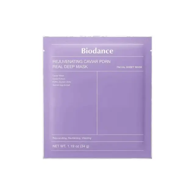 Biodance Rejuvenating Caviar PDRN Real Deep Mask Ενυδατική Μάσκα Προσώπου με PDRN και Εκχύλισμα Χαβιαριού, 34gr