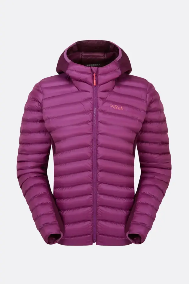 Rab Cirrus Flex Hoody Γυναικείο Συνθετικό Puffer Μπουφάν Slim Fit Plum - Large