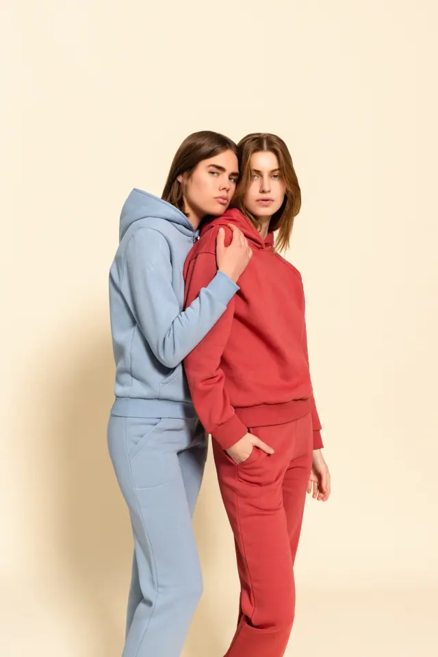 W1465 - Earth Red - TRUCKSUIT HOOD SOFT SOLID - XL