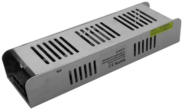 Avide Τροφοδοτικό 24V 250W IP20 Slim 15.001.0678